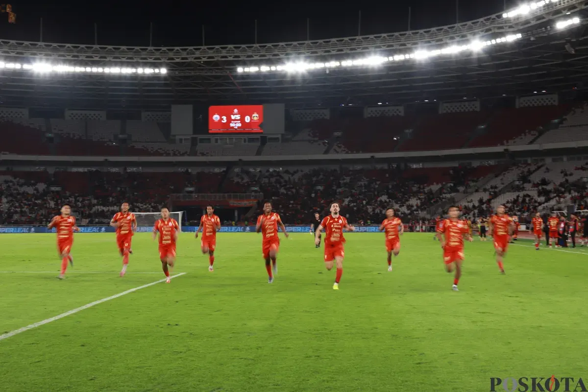 Persija Jakarta akan memainkan pertandingan ke-16 Super League 2025/2026 di SUGBK, Sabtu, 3 Januari 2026. Berikut link live streaming pertandingan. (Sumber: Poskota)
