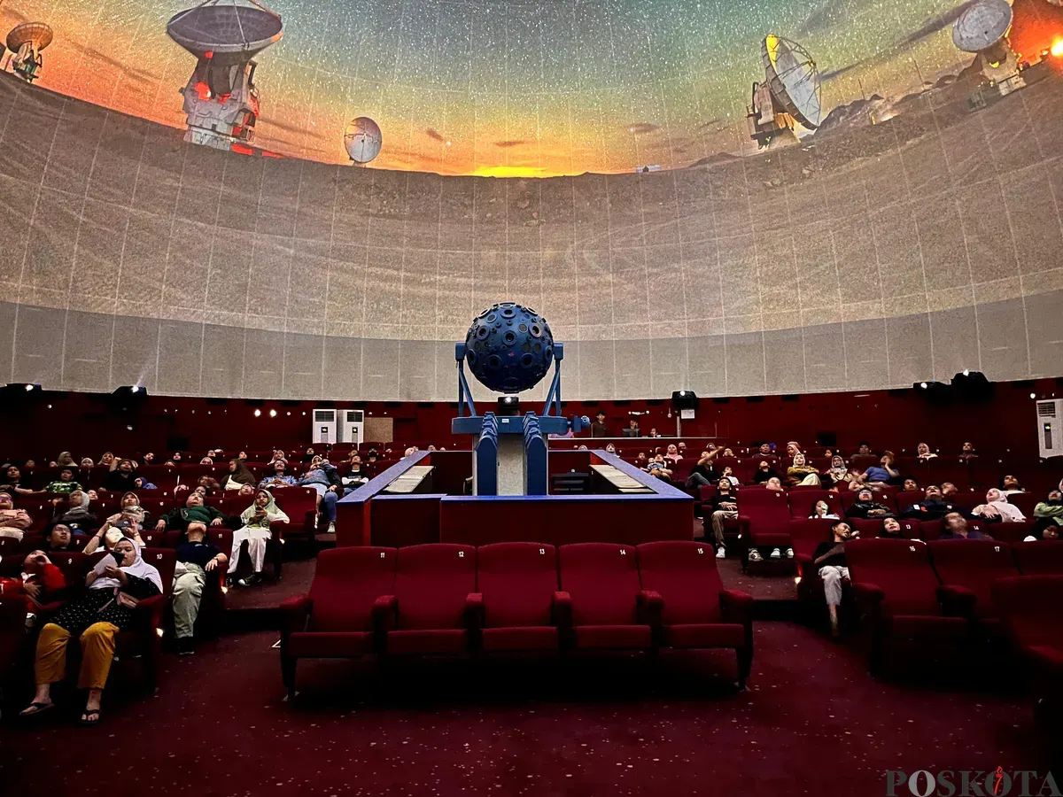Ilustrasi Planetarium Jakarta. (Sumber: Poskota | Foto: M. Tegar Jihad)