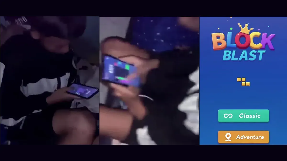 Link video bocil block blast zoom viral (Sumber: TikTok)