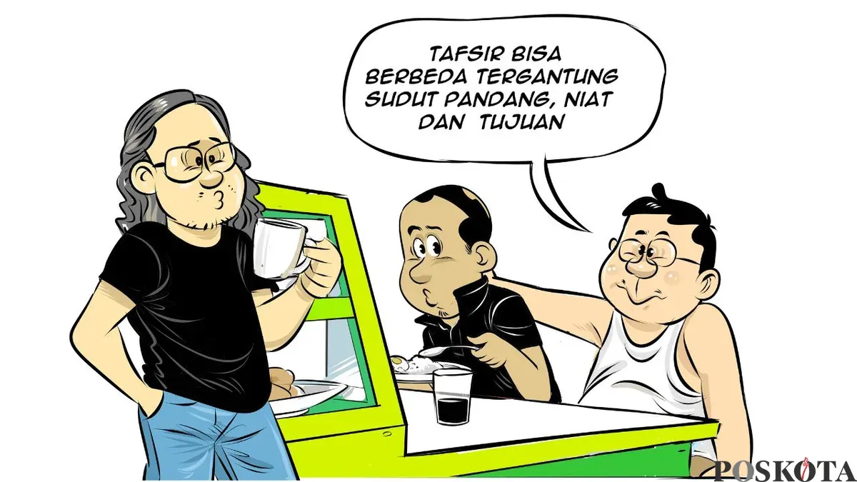 Obrolan Warteg awal pekan. (Sumber: Poskota/Arif Setiadi)
