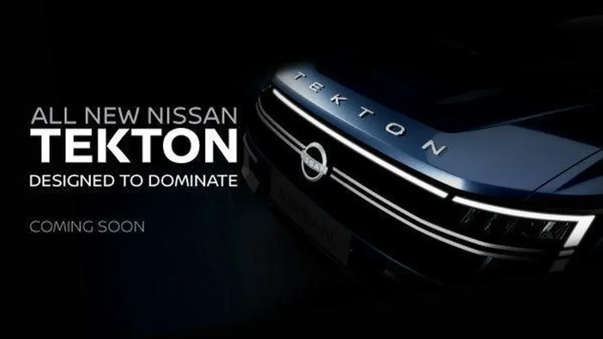 Nissan merilis teaser SUV terbaru Tekton yang akan debut di India pada Februari 2026. (Sumber: Dok. Nissan)