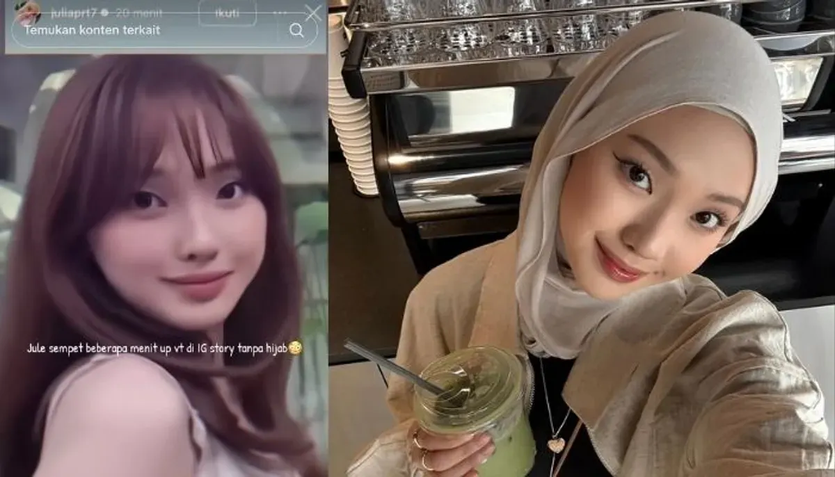 Video Jule atau Julia Prastini berjoget pakai tanktop krem viral di media sosial. (Sumber: Instagram/@juliaprt7)