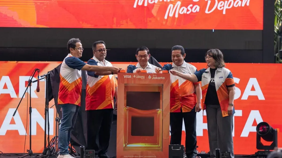 Peresmian Kartu Debit Visa Bank Jakarta di Jakarta, Senin, 5 Januari 2026. (Sumber: Dok. Istimewa)