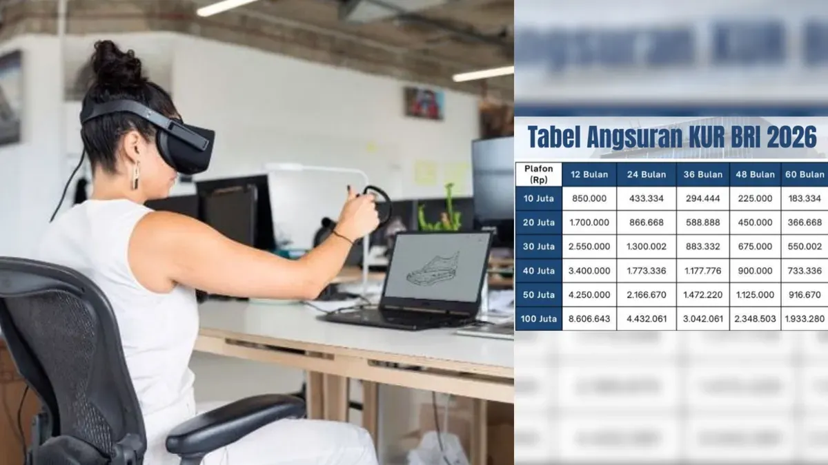 Ilustrasi pelaku ekonomi kreatif bekerja di studio digital. Pemerintah menyiapkan KUR Ekraf 2026 senilai Rp10 triliun untuk mendorong UMKM kreatif naik kelas. (Sumber: Poskota/Yusuf Sidiq)