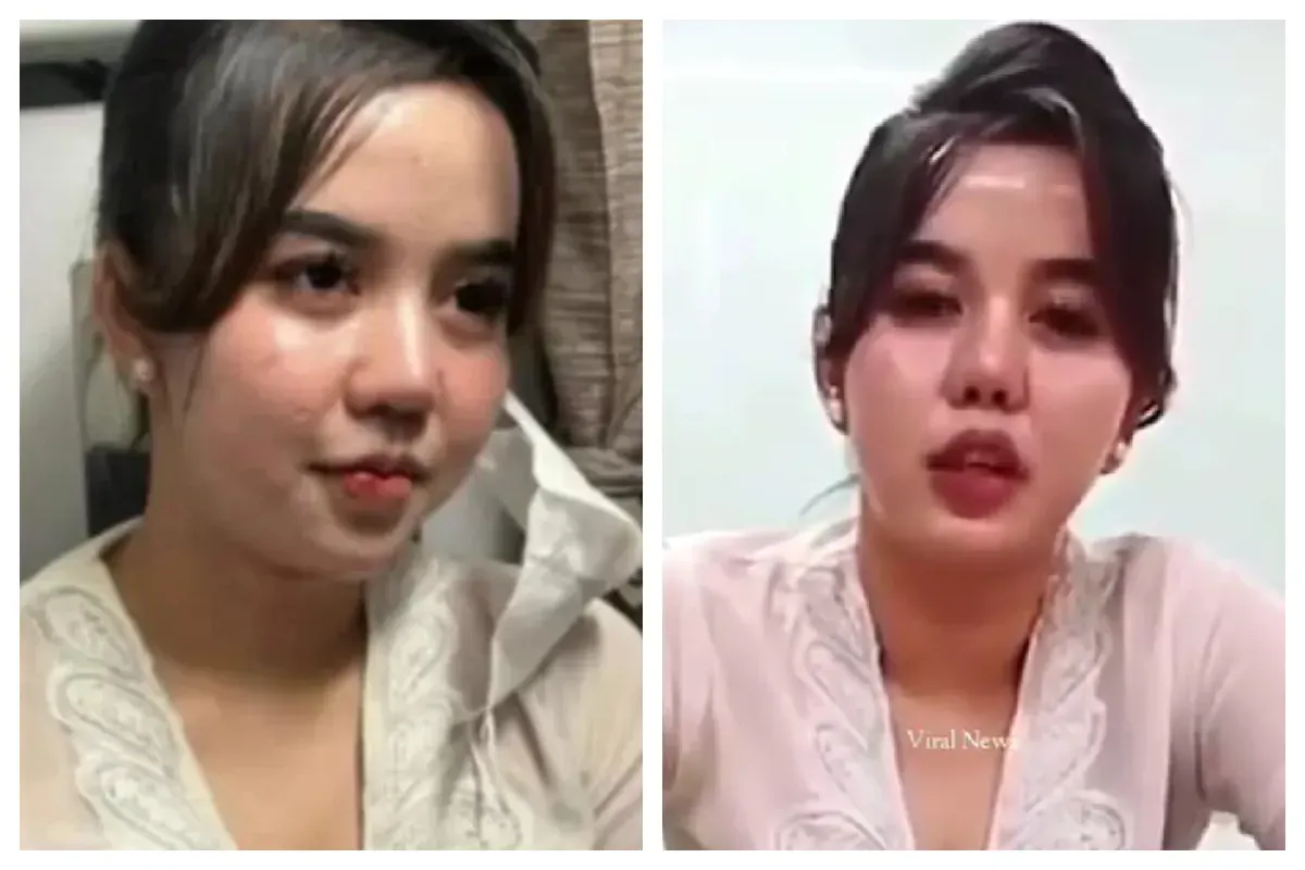 sosok perempuan bernama Khairun Nisya yang viral setelah kedoknya sebagai pramugari gadungan Batik Air terbongkar. (Sumber: X/@Pos_X_)