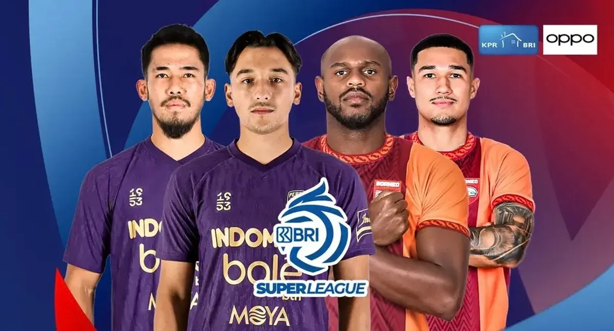Saksikan pertandingan Persita Tangerang vs Borneo FC di BRI Liga 1 pekan ke-17 2025/2026 (Sumber: Vidio.com)