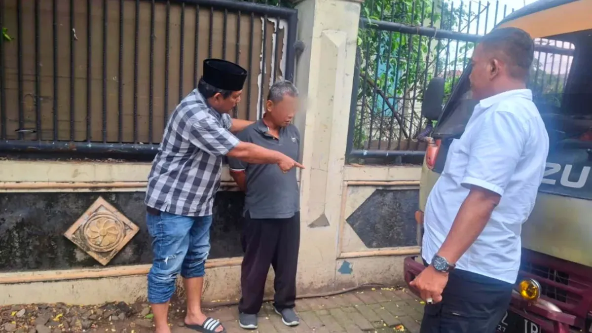 Pedagang takoyaki di Kalideres Jakbar ditangkap usai diduga mencabuli anak dibawah umur. (Sumber: istimewa)