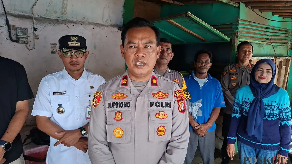 Kapolsek Cimanggis, Kompol Jupriono memastikan, pelaku begal sopir ojek masih diburu. (Sumber: Poskota/Angga Pahlevi)