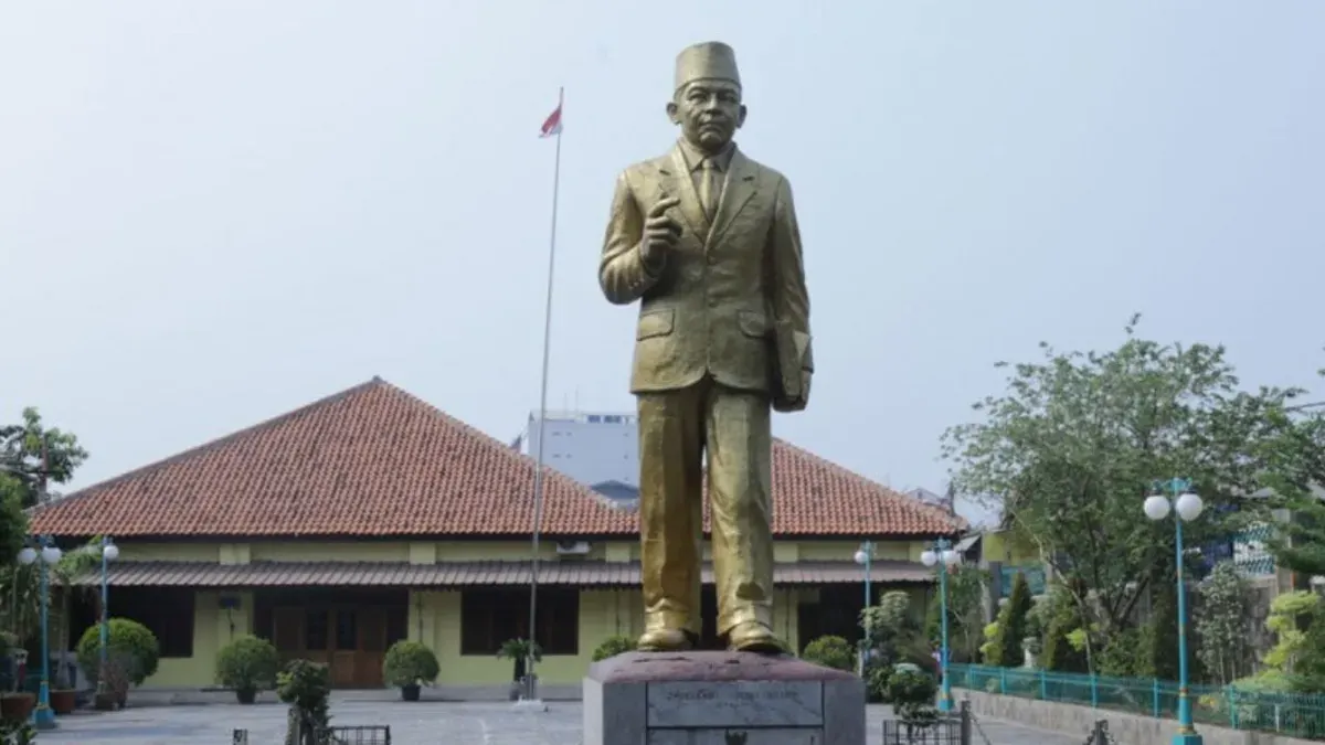 Ilustrasi Patung patung Mohammad Husni (M.H.) Thamrin yang akan dipindahkan ke Jalan MH Thamrin, Jakarta Pusat. (Sumber: beritajakarta.id)