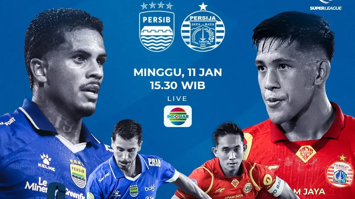 Nobar Persib vs Persija di pekan ke-17 Super League 2026 sore hari ini, Minggu, 11 Januari 2026. (Sumber: Instagram/@liga1match)