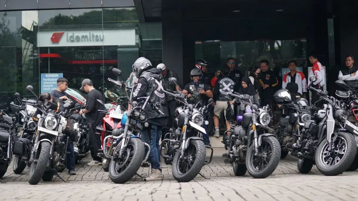 Komunitas pengguna QJMotor mendeklarasikan QJRiders Indonesia Chapter Jakarta. (Sumber: QJMotor)