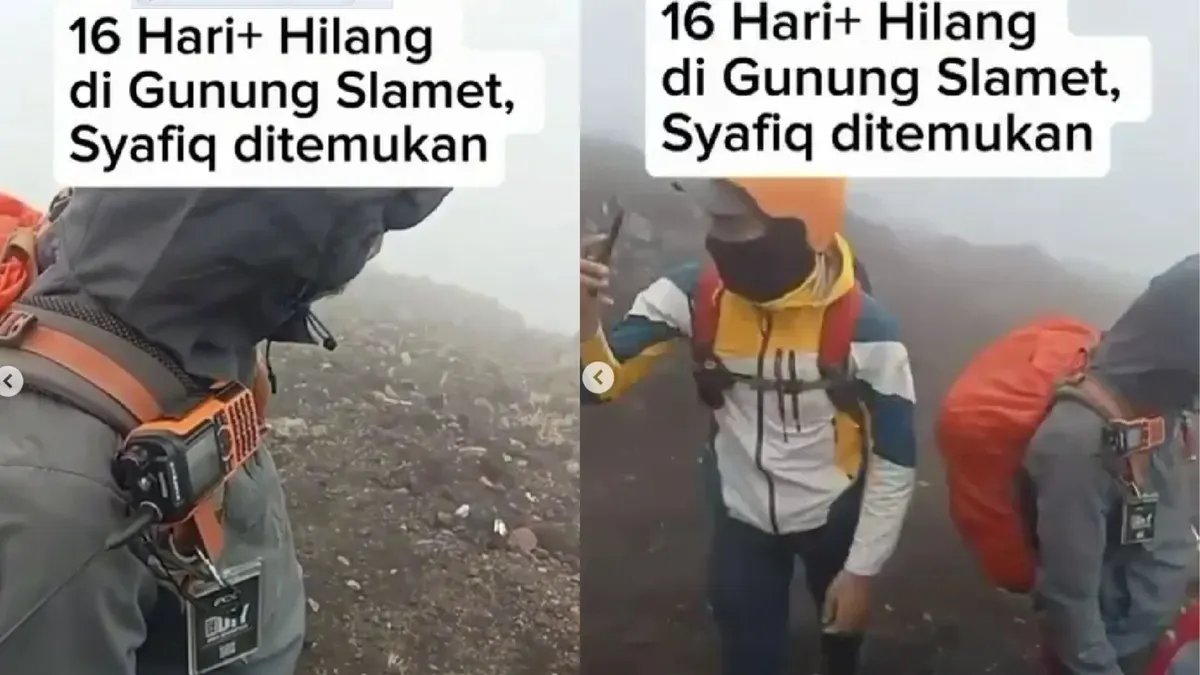 Proses pencarian dan evakuasi pendaki Syafiq Ali oleh Tim SAR Gabungan di kawasan Gunung Slamet, Jawa Tengah. (Sumber: Instagram/@pembasmi.kehaluan)