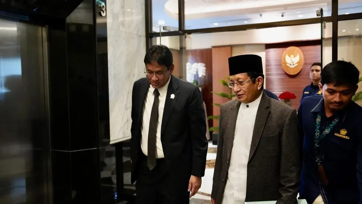 Menag Nasaruddin Umar Bertemu Menkeu Purbaya (Sumber: Kemenag)