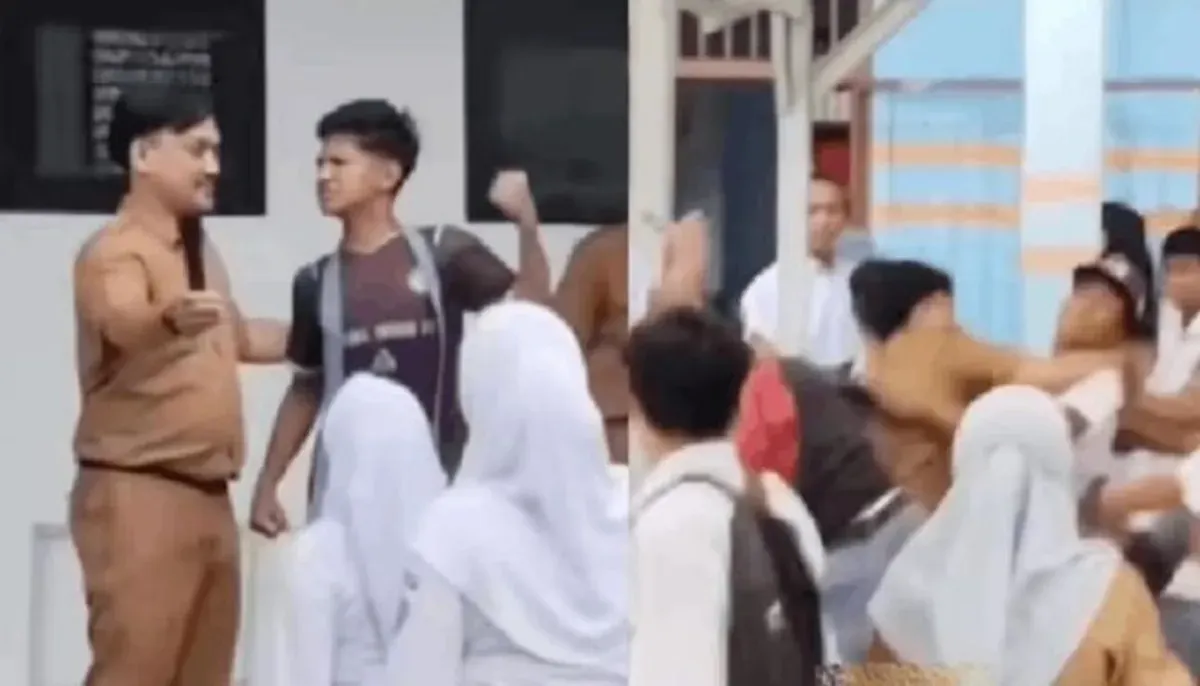 Video keributan di SMKN Tanjung Jabung Timur viral. Guru Agus Saputra melapor ke Dinas Pendidikan Jambi terkait dugaan pengeroyokan oleh siswa.