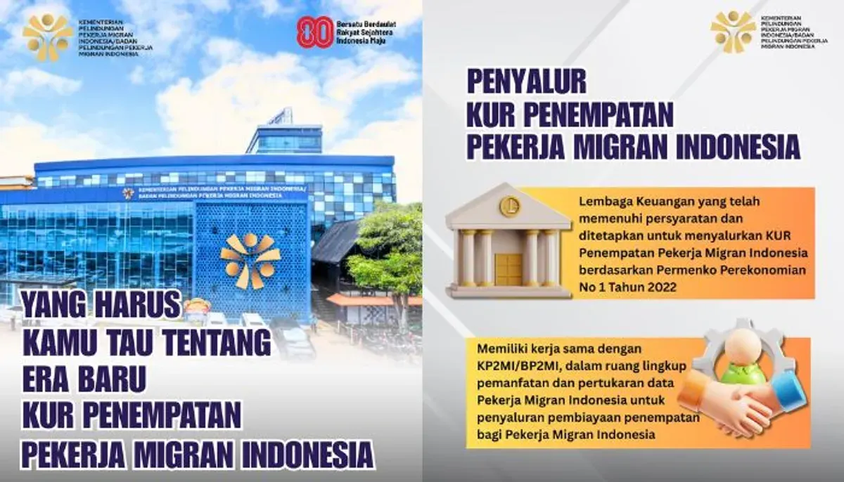 Pemerintah memastikan KUR pekerja migran dapat diakses Maret 2026. Total plafon Rp331 miliar disiapkan melalui 14 bank penyalur resmi. (Sumber: Instagram/@kemenp2mi)