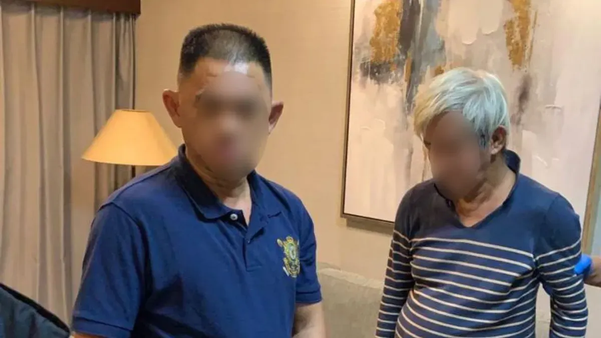 Tim Gabungan BNN bersama Bea Cukai berhasil mengamankan dua orang WNA dari penggrebekan Lab Narkotika Jaringan Internasional beserta barang bukti. (Sumber: Humas BNN)