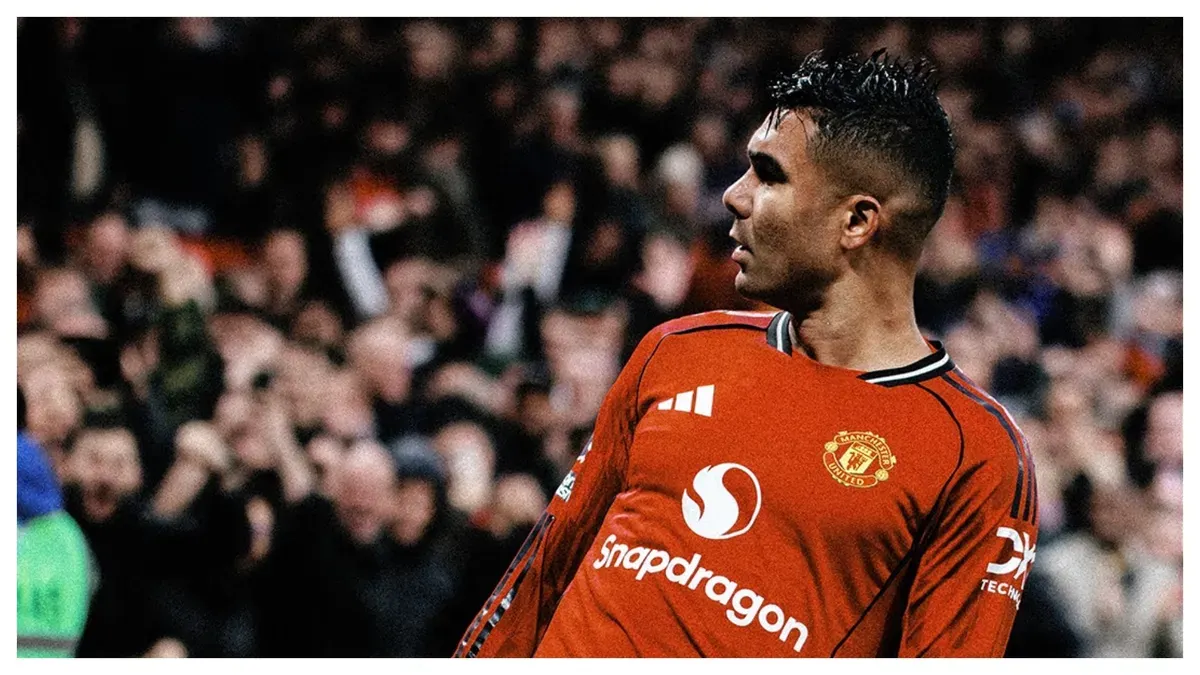 Casemiro pemain Manchester United (Sumber: Instagram/@manunited)