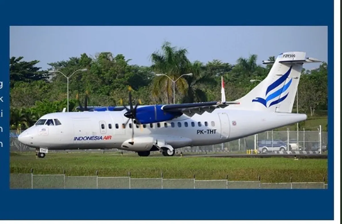 Pesawat ATR 400 milik Indonesia AIr Transport dikabarkan hilang kontak di Maros, Makassar, Sulawesi Selatan. (Sumber: Indonesia Air Transport)