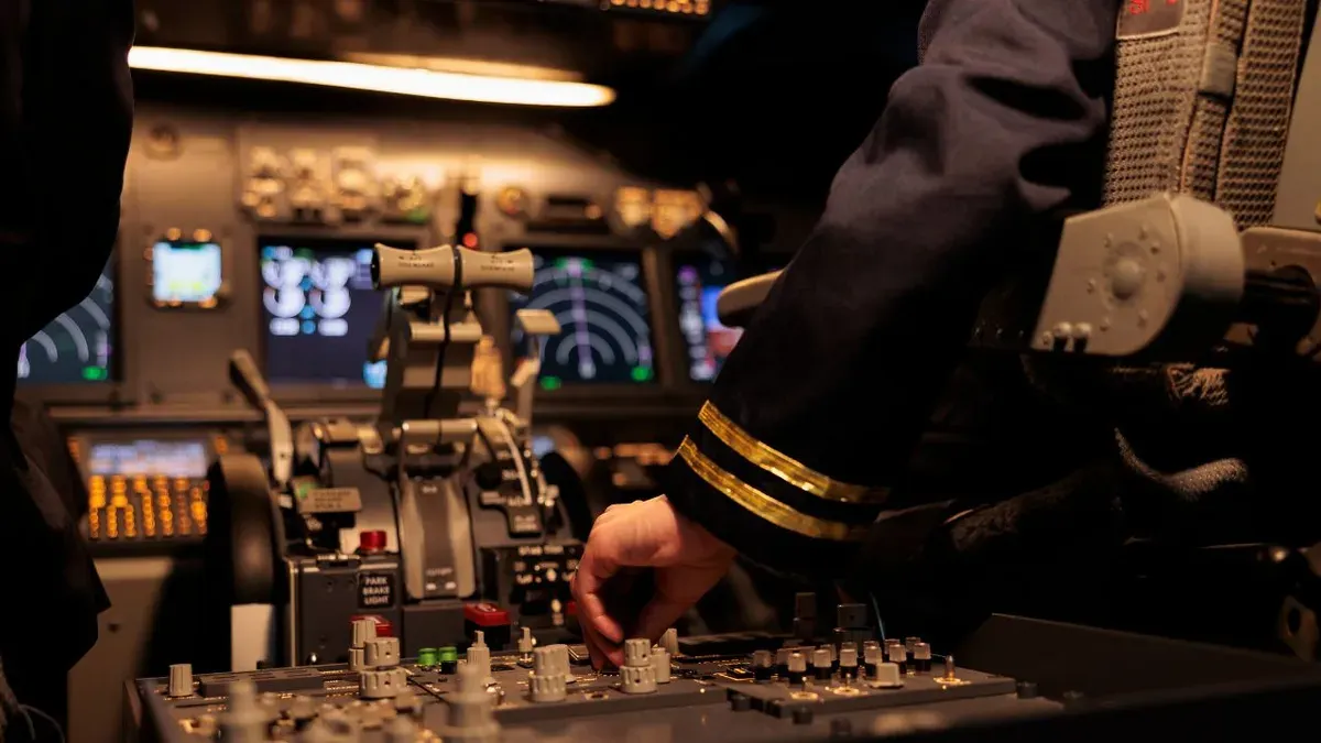 Ilustrasi. Pilot ATR 42-500 belum ditemukan sejak pesawat hilang kontak. (Sumber: Freepik/@dcstudio)