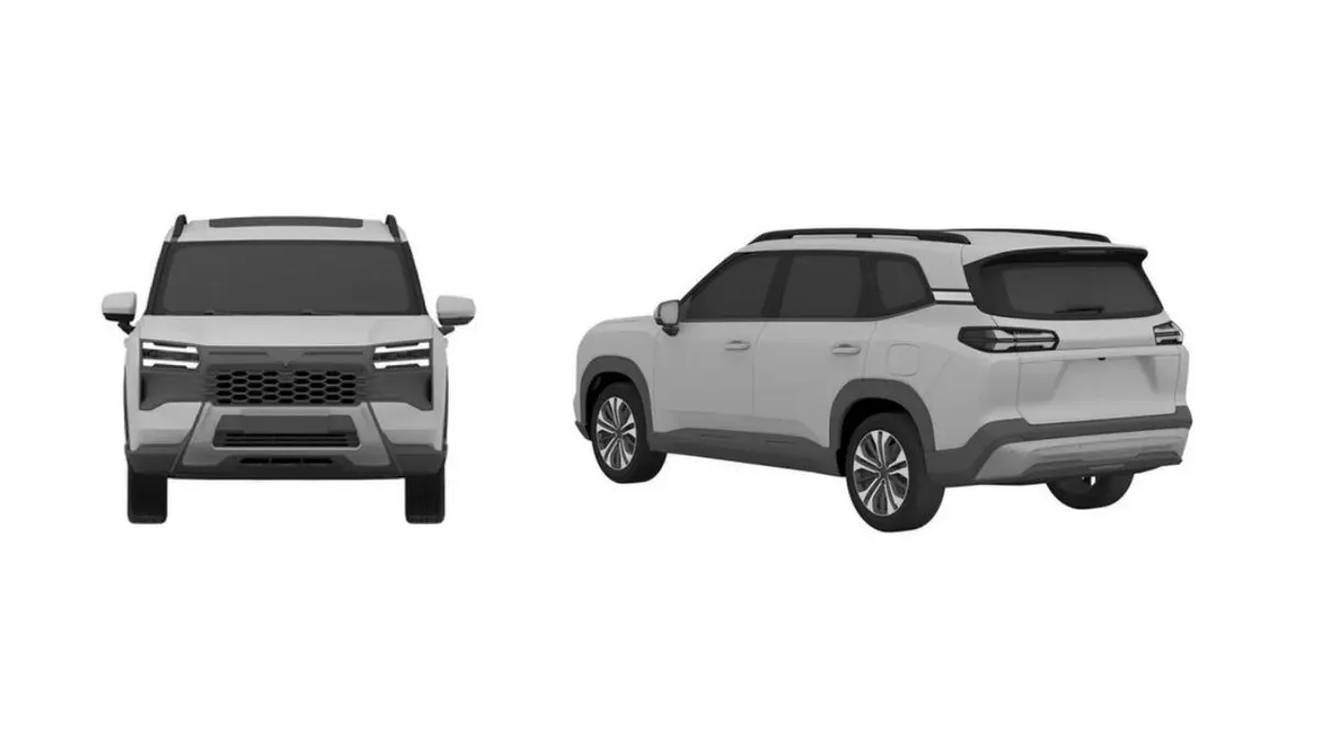 Desain Wuling Starlight 560 tercatat di DJKI Indonesia. SUV terbaru Wuling ini hadir dengan opsi mesin bensin, PHEV, dan listrik. (Sumber: Dok. DJKI)