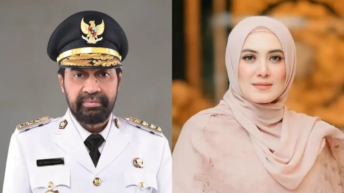 Sosok istri baru Gubernur Aceh Mualem yang bernama Vie Shantie Khan jadi sorotan. (Sumber: Kolase/Instagram)