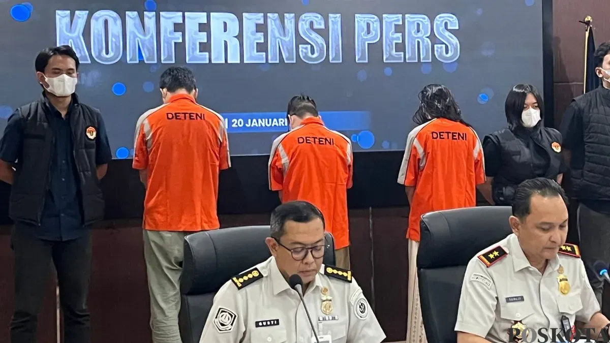Kantor Imigrasi Kelas I Khusus Non TPI Jakarta Barat membongkar jaringan internasional yang diduga terlibat Tindak Pidana Perdagangan Orang (TPPO). (Sumber: Poskota/Pandi Ramedhan)