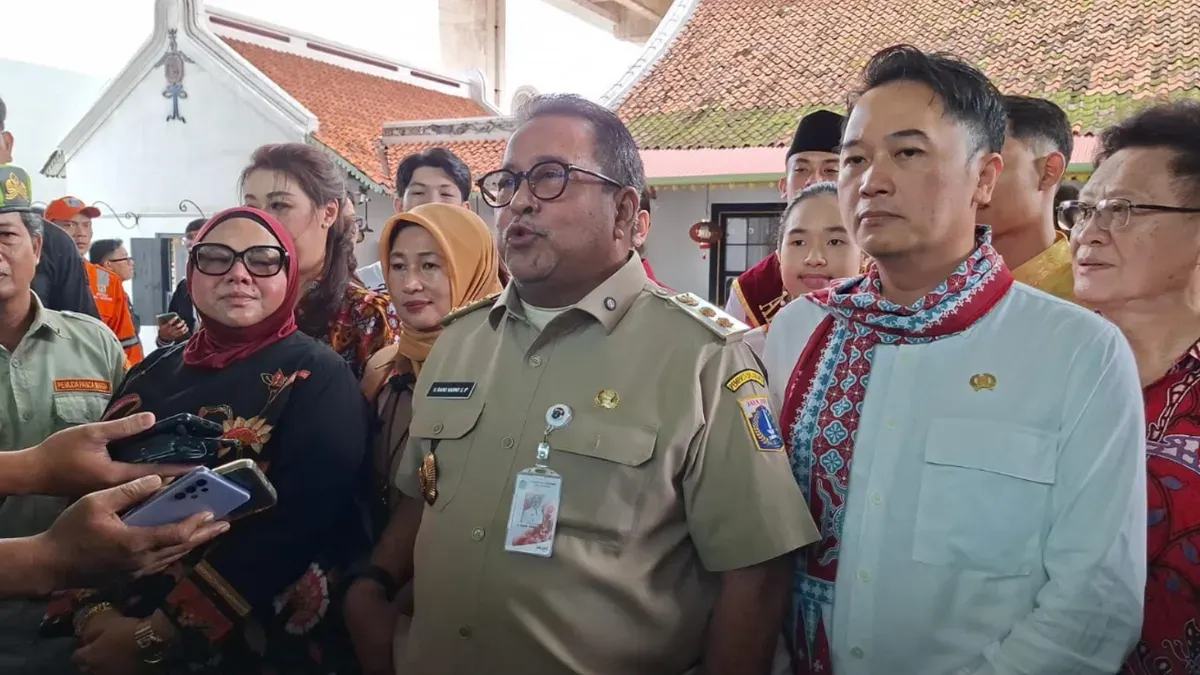 Wakil Gubernur DKI Jakarta Rano Karno menyambangi kawasan Pecinan Glodok, Taman Sari, Jakarta Barat, Selasa, 20 Januari 2026. (Sumber: Istimewa)