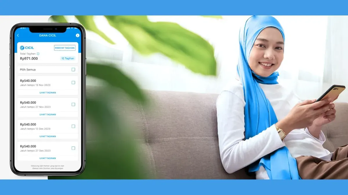 Fitur Dana cicil resmi tersedia sebagai pembaruan Dana PayLater. (Sumber: dana.id)