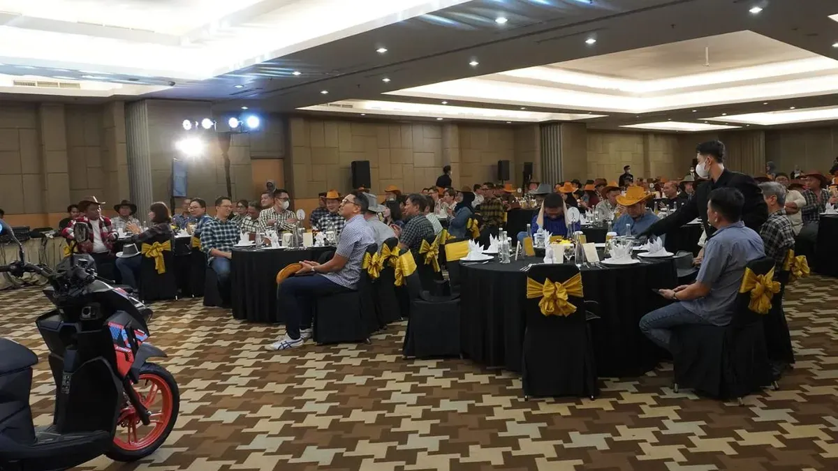 Dealers Meeting & Gala Dinner yang digelar Honda di Hotel Santika Kelapa Gading, Jakarta Utara, Kamis, 15 Januari 2026. (Sumber: Dok. Honda)
