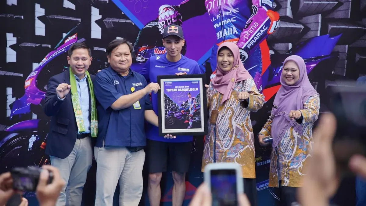 Yamaha mengawali 2026 dengan menghadirkan rider MotoGP ke Jakarta. (Sumber: Dok. Yamaha)