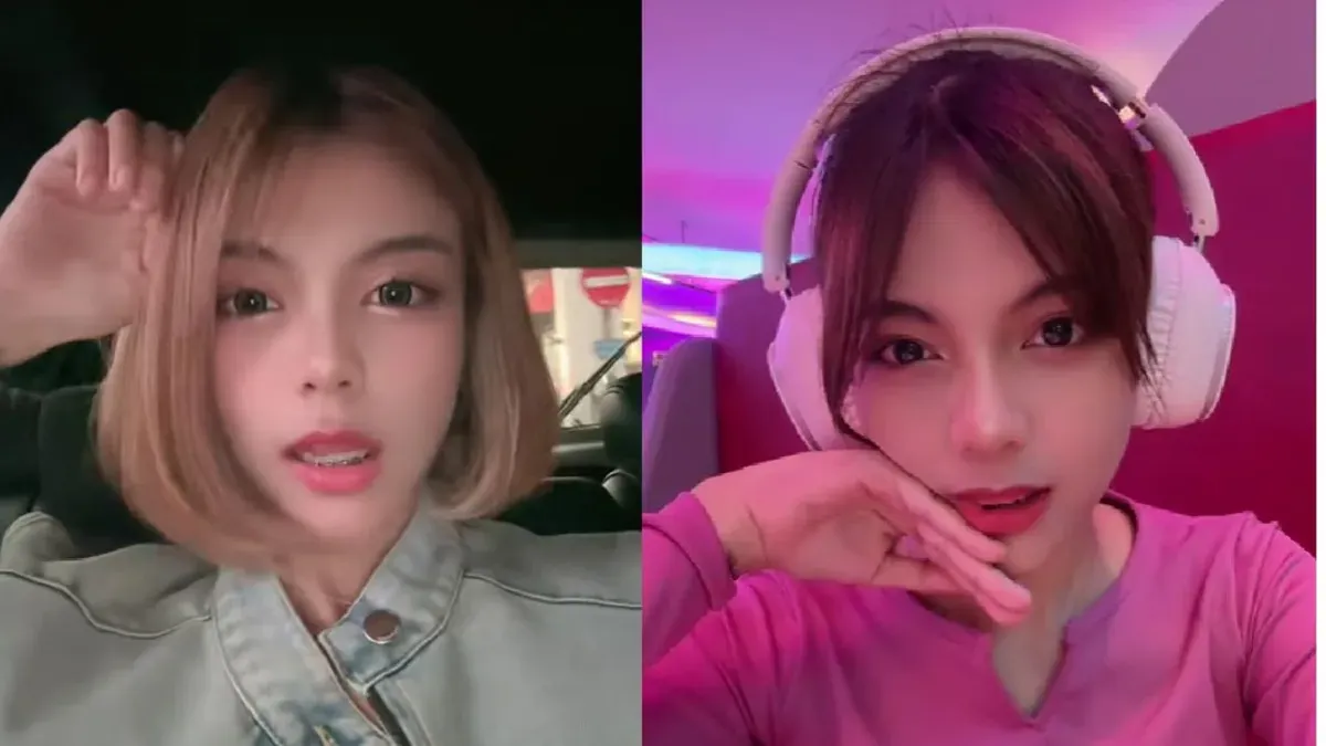 Potret wanita bernama Queivns (Sumber: TikTok/@usernotfound001103)