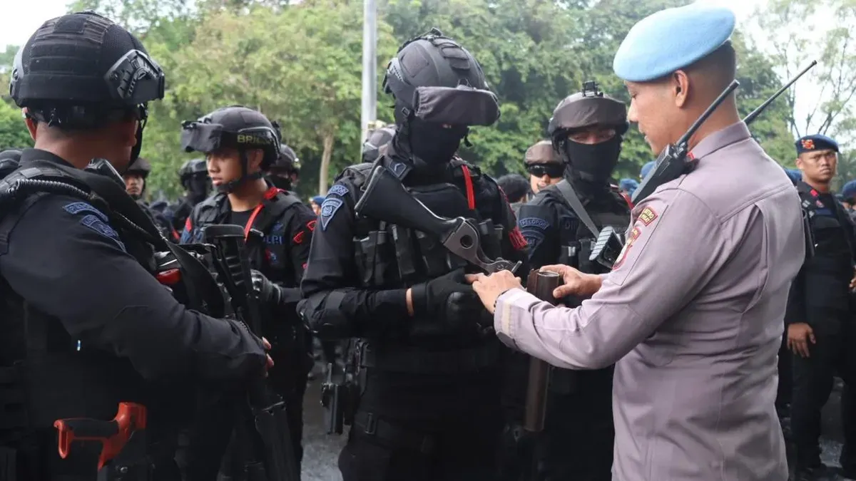 Ilustrasi anggota Polri. (Sumber: Dok. Polres Jakarta Pusat)