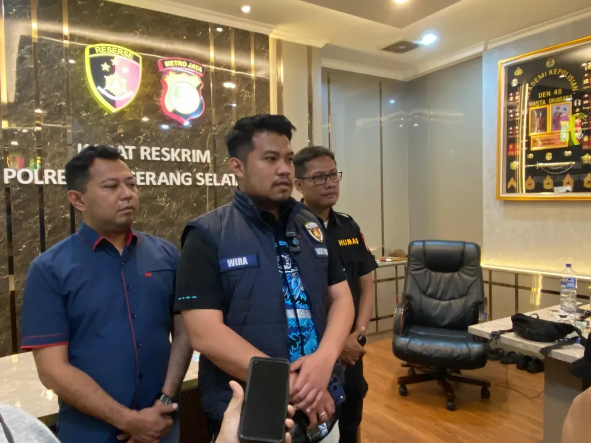 Kasat Reskrim Polres Tangerang Selatan AKP Wira Graha Setiawan. (Sumber: Istimewa)