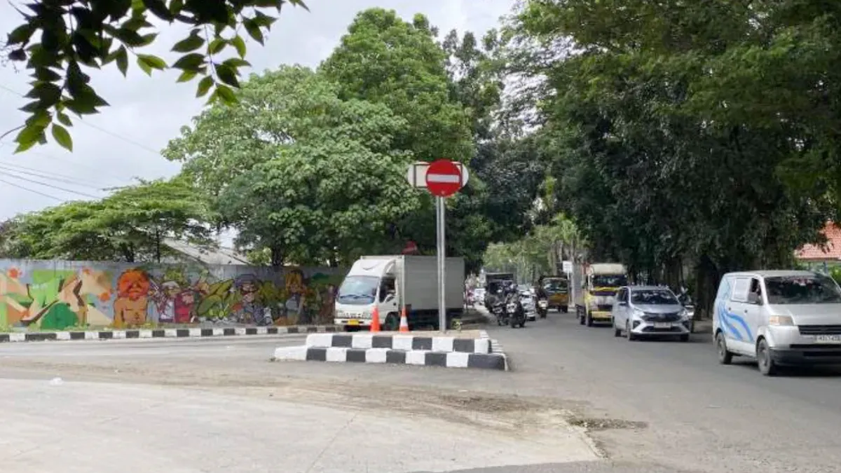 Salah satu ruas jalan di Kota Tangerang yang akan digunakan untuk keperluan syuting film produksi Korea Selatan. (Sumber: Pemkot Tangerang)