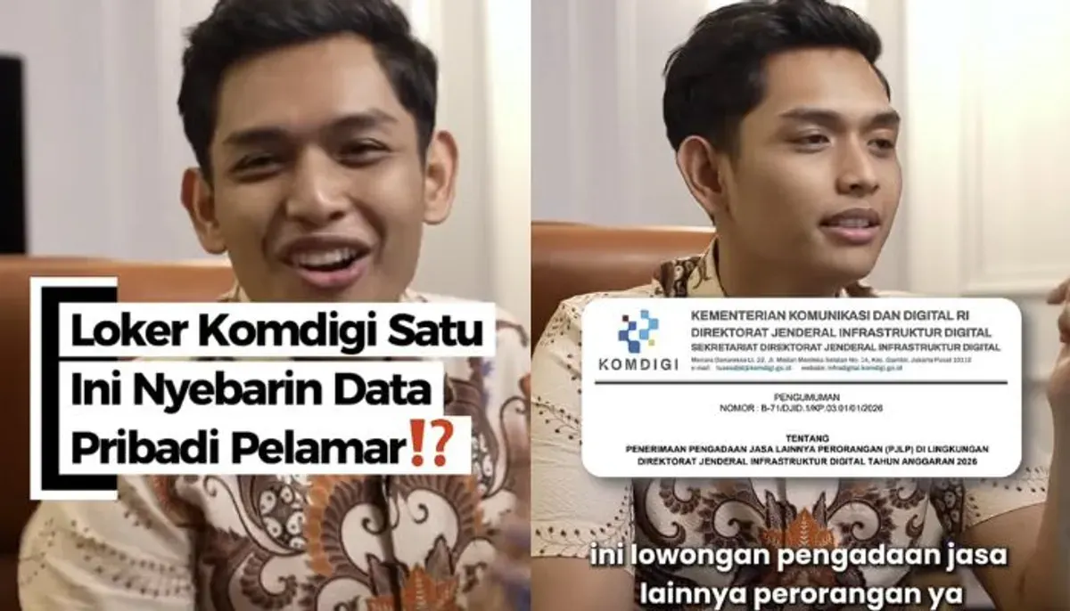 Abil Sudarman menyoroti dugaan kebocoran data pelamar lowongan Komdigi yang bisa diakses publik. (Sumber: Instagram/@abilsudarman)