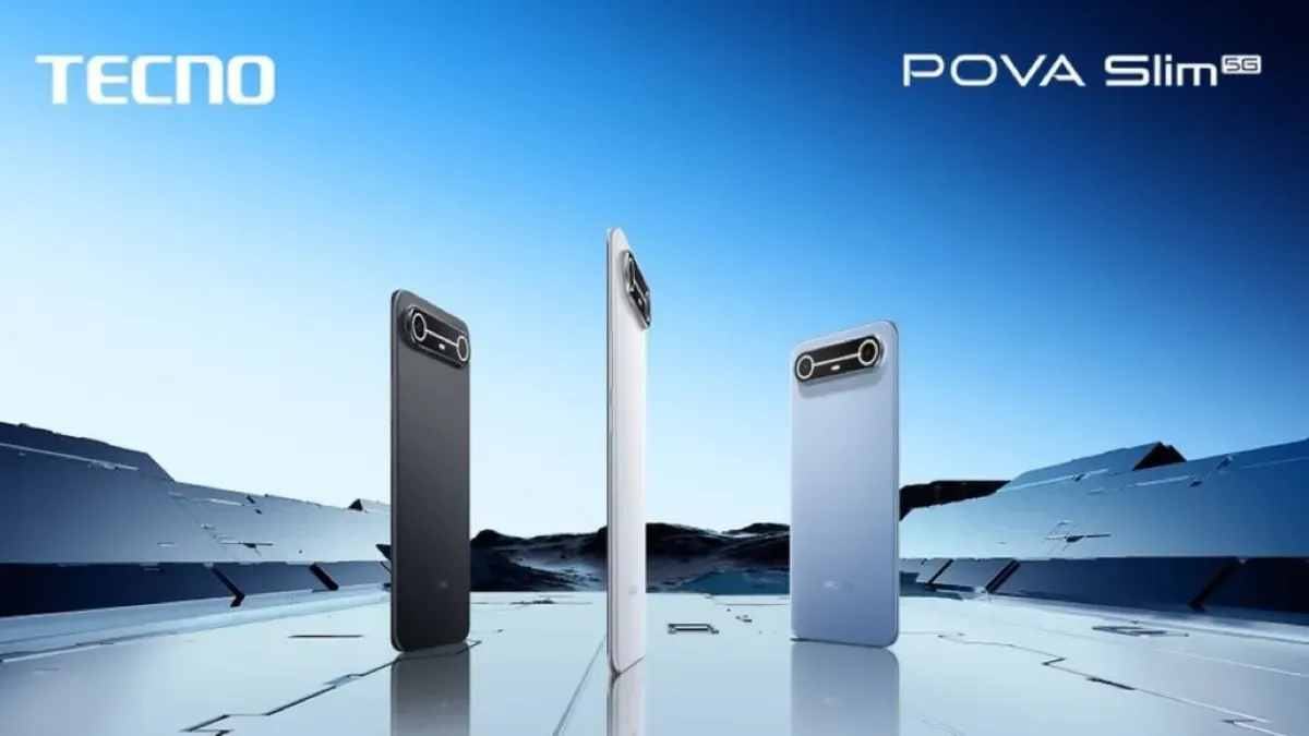 Hp Tecno Pova Slim 5G. (Sumber: X/@TariqTechs)