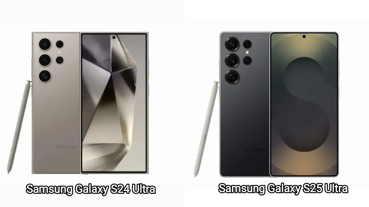 Perbedaan spesifikasi Samsung Galaxy S24 Ultra vs Samsung Galaxy S25 Ultra. (Sumber: Samsung)