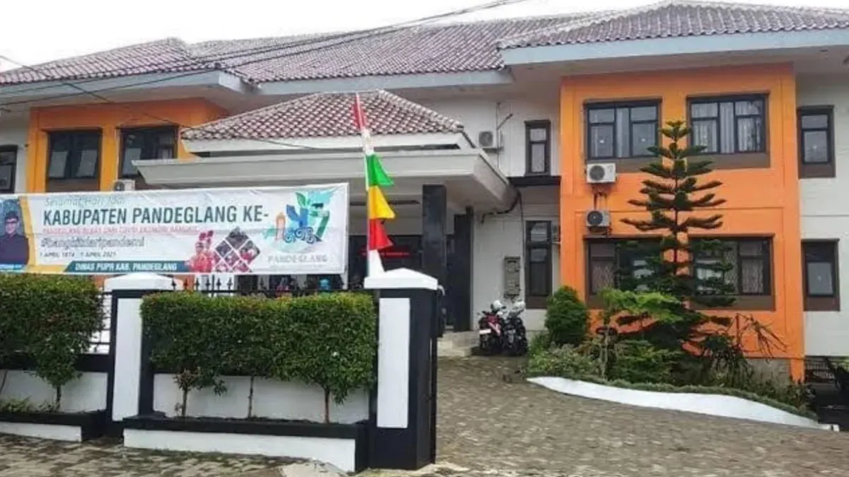 Kantor Dinas PUPR Pandeglang. (Sumber: Istimewa)