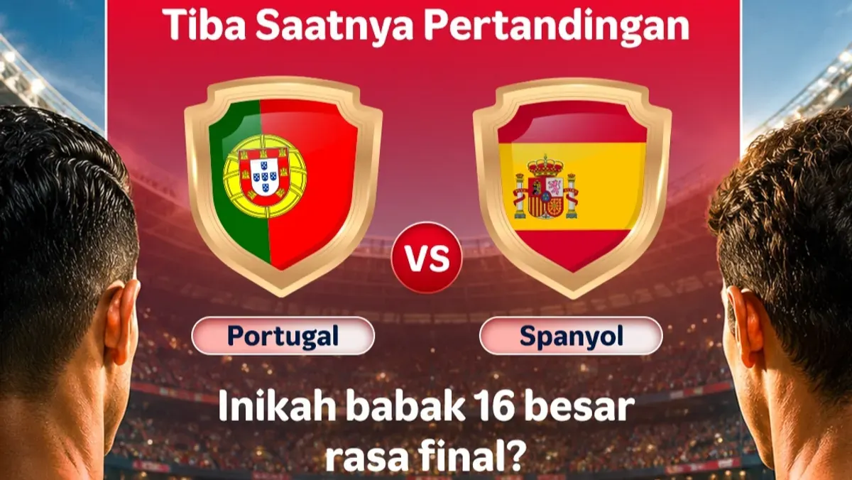 Cara nonton Piala Dunia 2026 Portugal vs Spanyol di babak 16 besar hari ini, Selasa, 7 Juli 2026. (Sumber: Instagram/@telkomsel)
