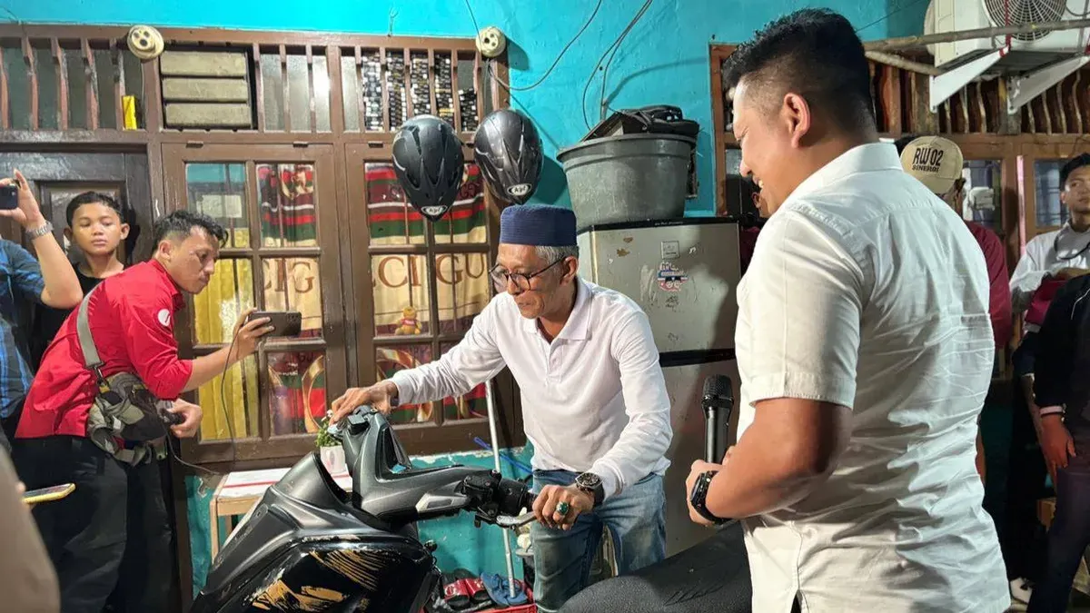 Motor milik Haerudin yang sempat hilang di kawasan Warakas, Tanjung Priok, Jakarta Utara, dikembalikan, Senin, 6 Juli 2026. (Sumber: Dok. Polda Metro Jaya)