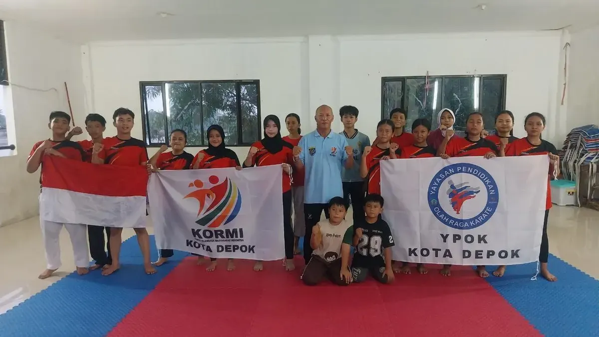 Para atlet YPOK Kota Depok yang disiapkan mengikuti Nara Cup XII. (Sumber: Dok. Istimewa)
