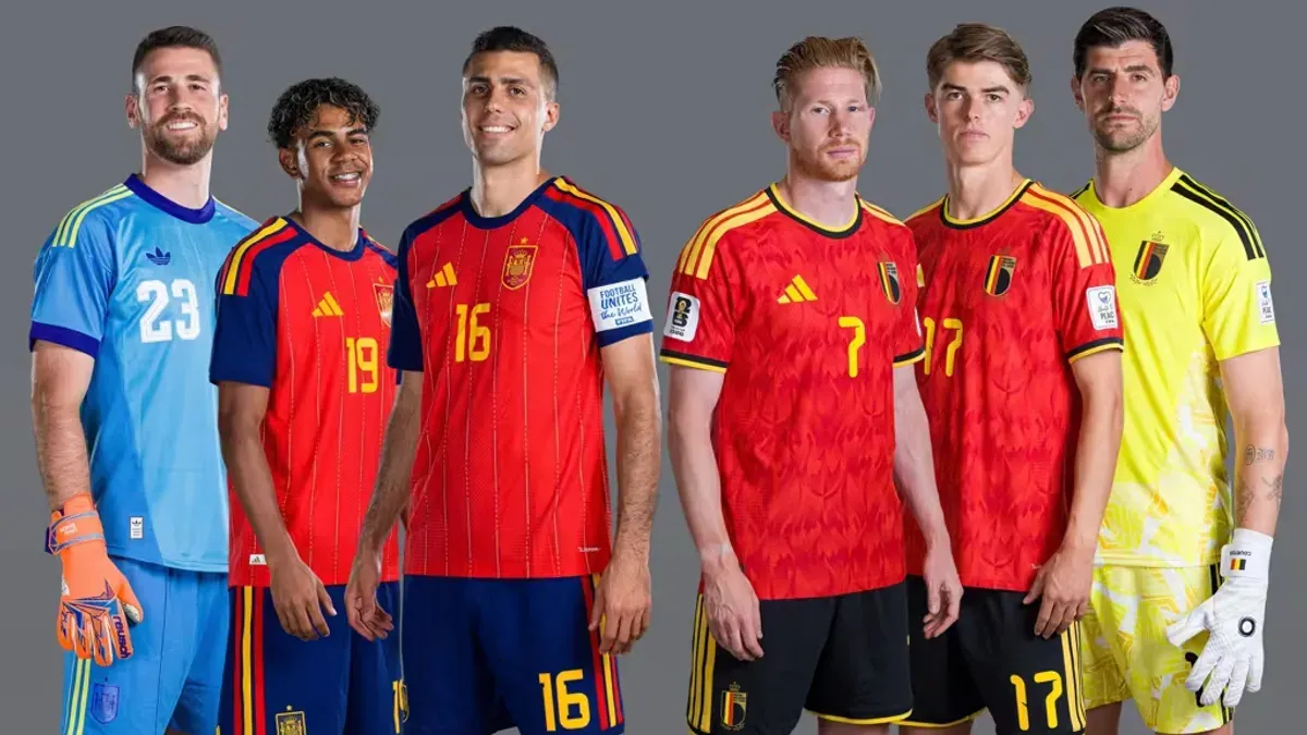 Pertandingan perempat final Piala Dunia antara Spanyol vs Belgia akan berlangsung hari ini, Sabtu, 11 Juli 2026 dini hari. (Sumber: FIFA)