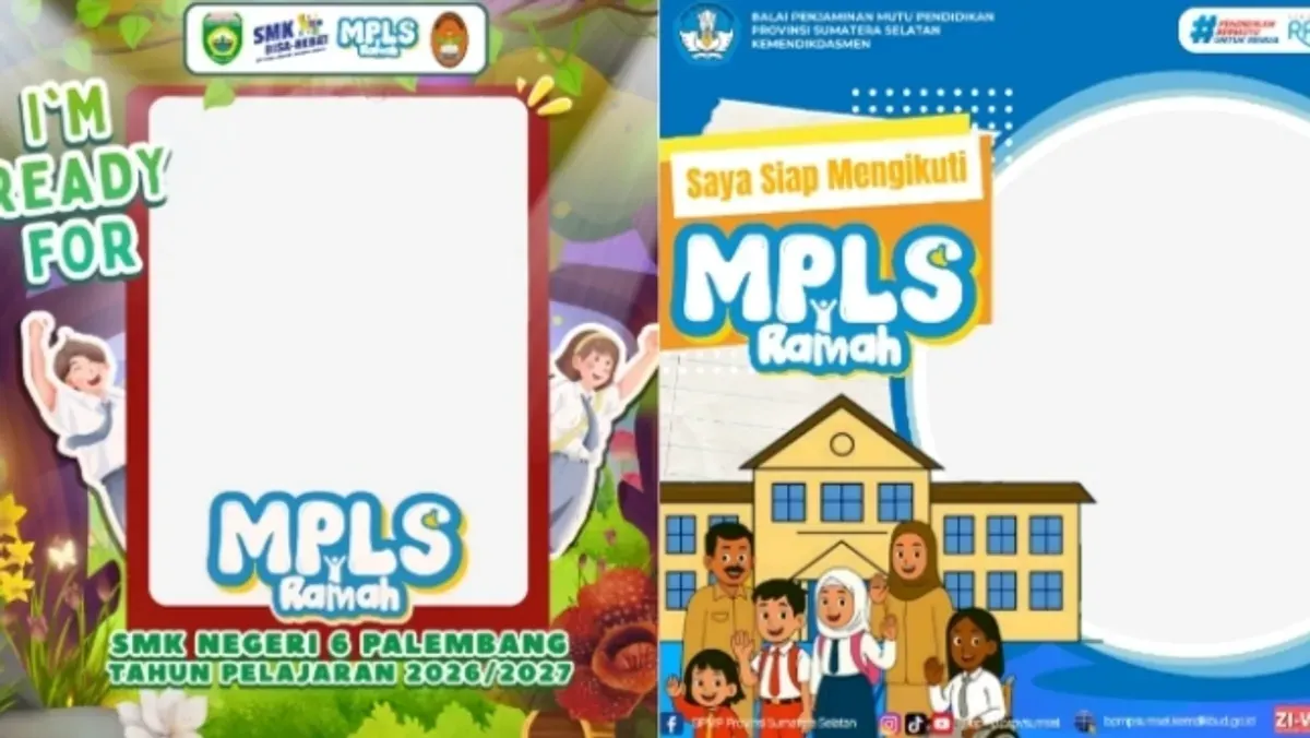 Contoh twibbon MPLS Ramah 2026 di Twibbonize. (Sumber: Twibbonize)