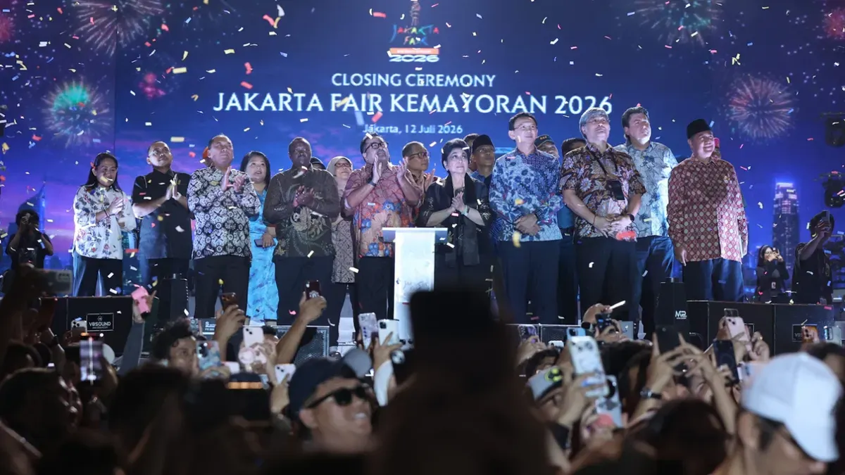 Closing ceremony Jakarta Fair Kemayoran 2026 (JFK 2026). (Sumber: Istimewa)