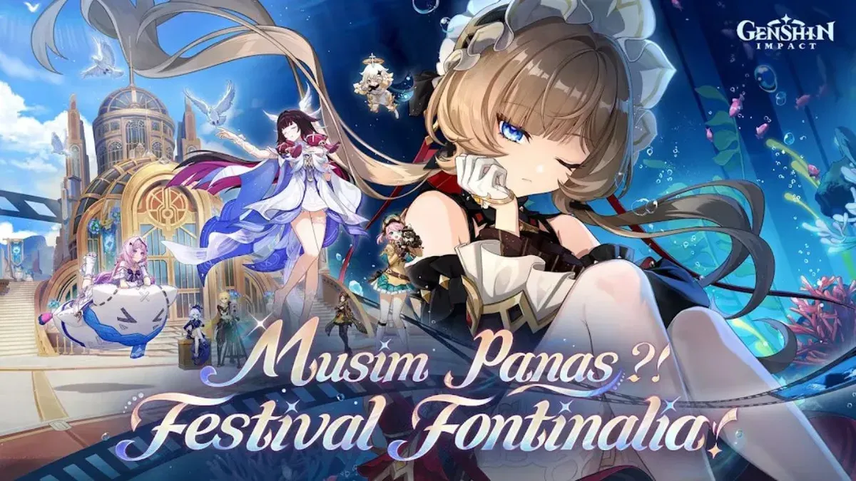 Genshin Impact salah satu game open world gratis terbaik 2026 untuk Android dan iOS. (Sumber: Play Google)