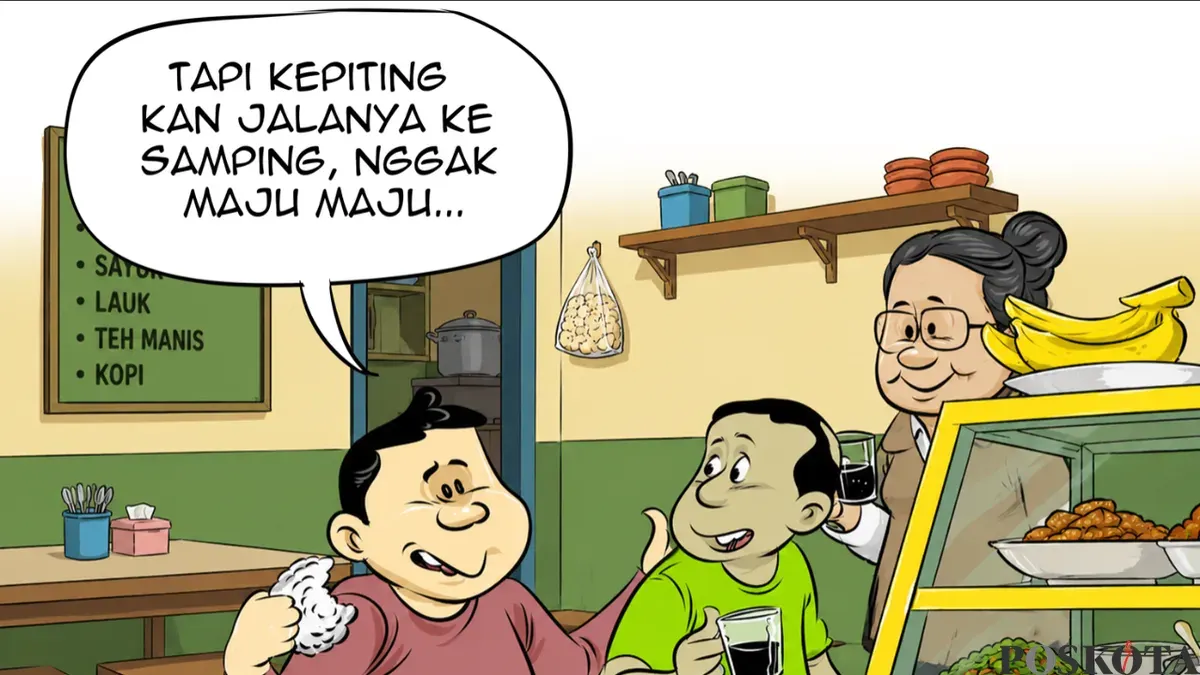 Ilustrasi Obrolan Warteg, Senin, 13 Juli 2026. (Sumber: Poskota)