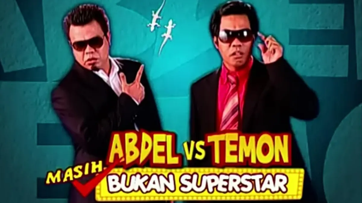Sitkom Abdel dan Temon Bukan Superstar tayang perdana 2008 lalu. (Sumber: YouTube/GTV.comedy)