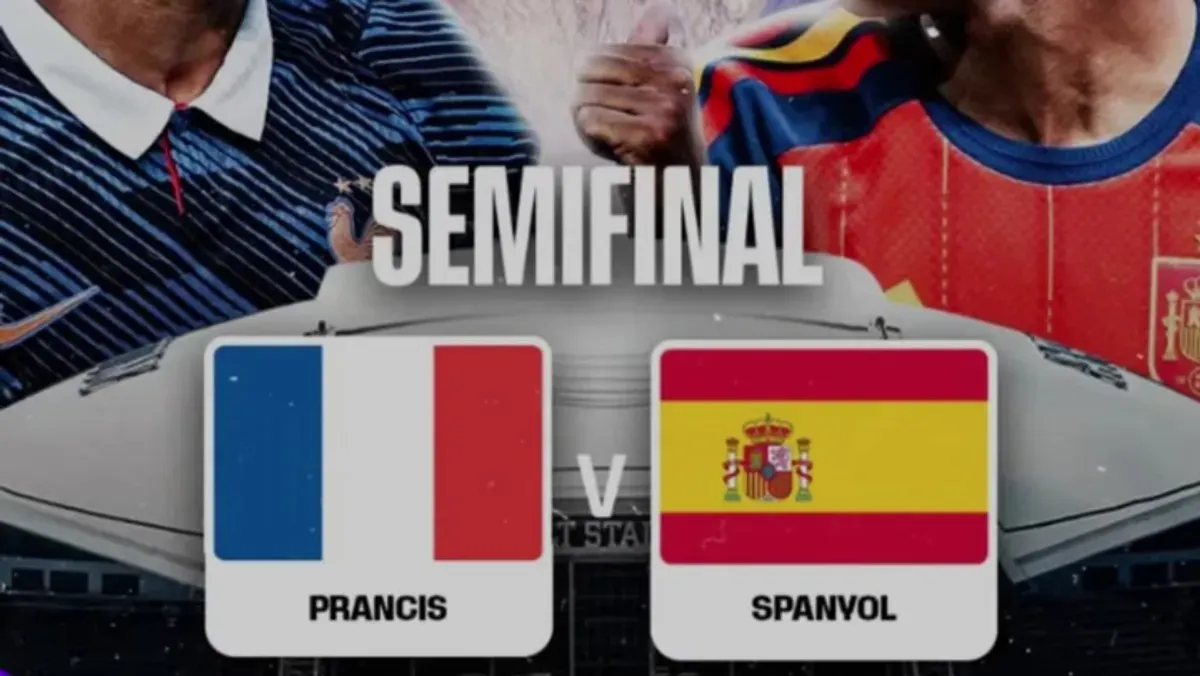 Prancis vs Spanyol di semifinal Piala Dunia 2026. (Sumber: Instagram/@tvrisports)