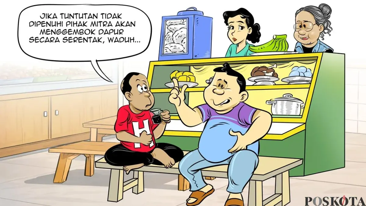 Obrolan warteg edisi hari ini, Rabu, 15 Juli 2026. (Sumber: Poskota/Arif Setiadi)