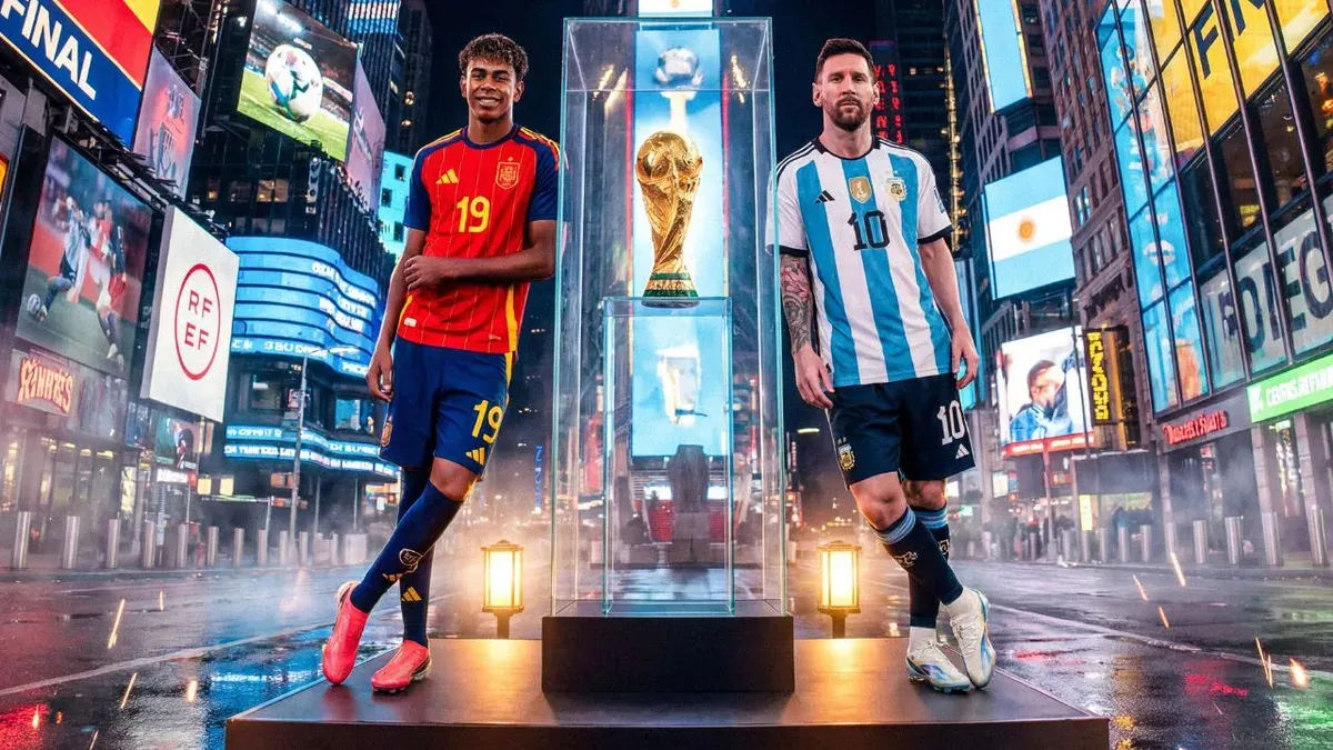 Spanyol vs Argentina siap adu kekuatan di final Piala Dunia 2026. (Sumber: X/@FabrizioRomano)